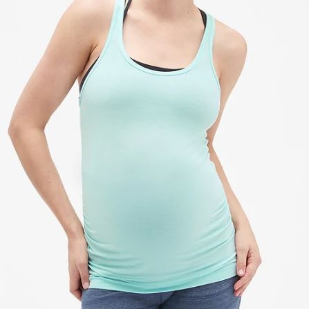 Maternity GapFit Breathe Racerback Tank Top